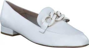 Damen-Slipper aus Leder 103701000003 (Weiß)