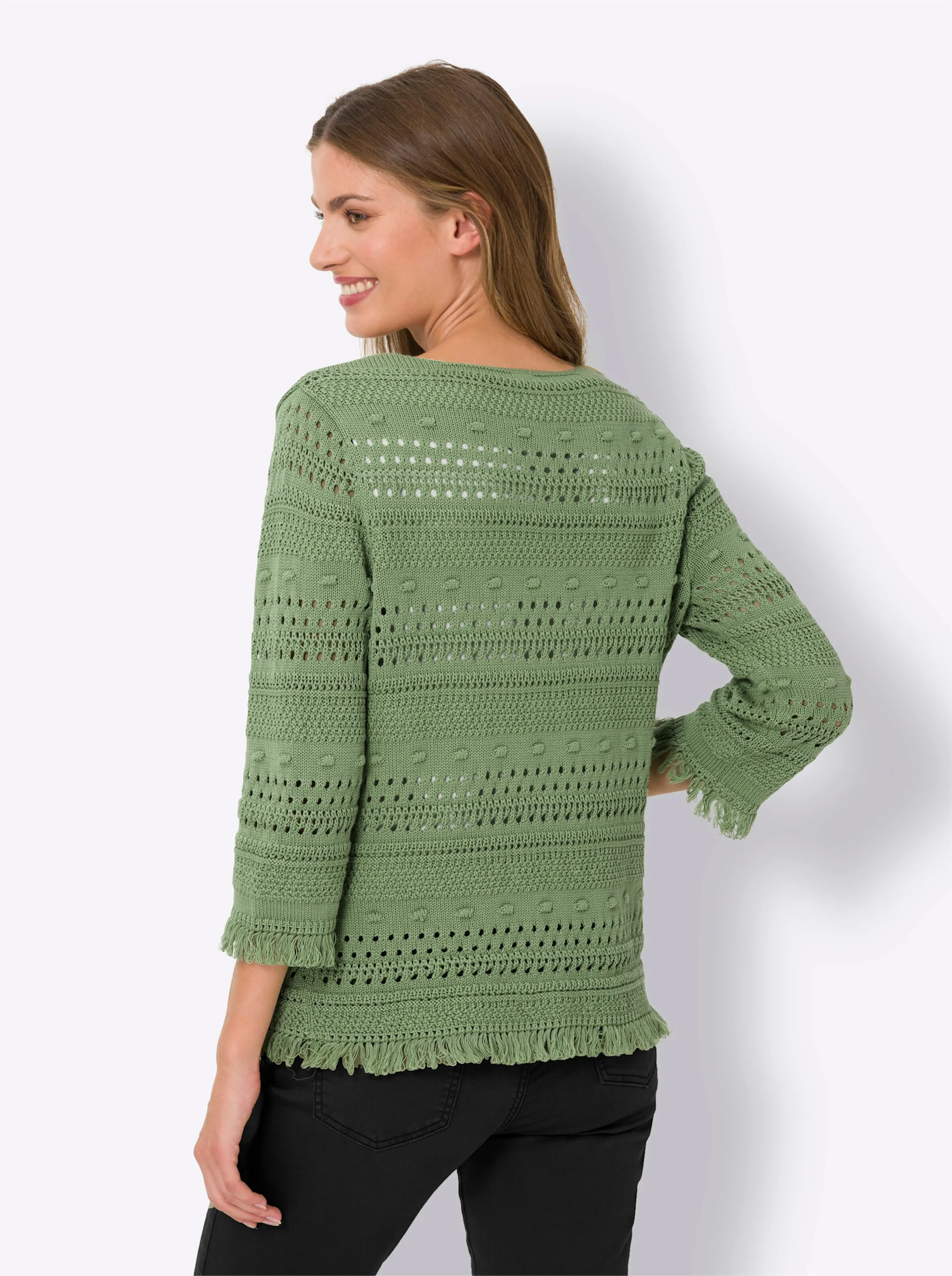 heine Strickjacke in eucalyptus