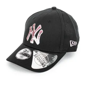 New Era Child New York Yankees MLB Sequin 940 Cap 60580786 - schwarz-pink-weiss